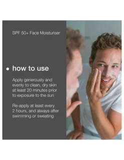 Natio SPF50+ Face Moisturiser