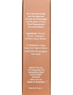 Natio Travel Eau de Parfum Solar 10ml