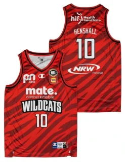NBL Store Ben Henshall Perth Wildcats 25/26 Primary Jersey in Red