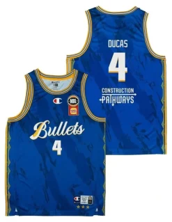 NBL Store Brisbane Bullets 25/26 Primary Jersey in Alex Ducas