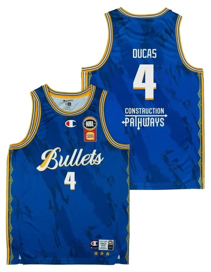 NBL Store Brisbane Bullets 25/26 Primary Jersey in Alex Ducas