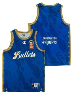 NBL Store Brisbane Bullets 25/26 Primary Jersey in Blue