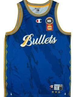 NBL Store Brisbane Bullets 25/26 Primary Jersey in Blue