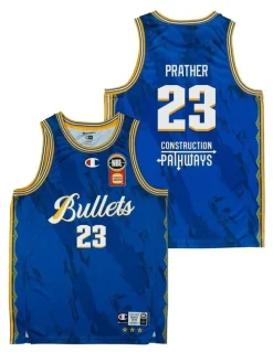 NBL Store Brisbane Bullets 25/26 Primary Jersey in Casey Prather