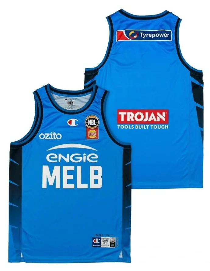 NBL Store Cobalt Melbourne United 25/26 Alternate Jersey in Blue