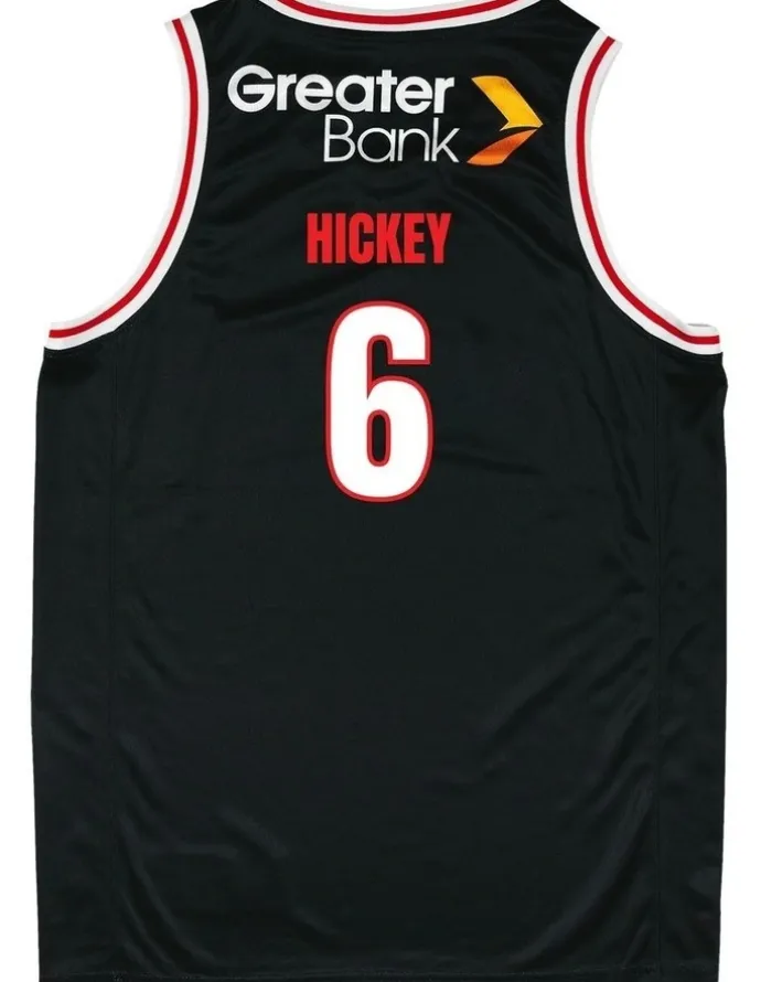 NBL Store Illawarra Hawks 25/26 Primary Jersey William Hickey in Black