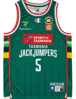 NBL Store Majok Deng Tasmania JackJumpers 25/26 Primary Jersey in Green