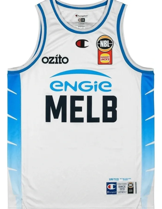NBL Store Melbourne United 25/26 Alternate Jersey in White