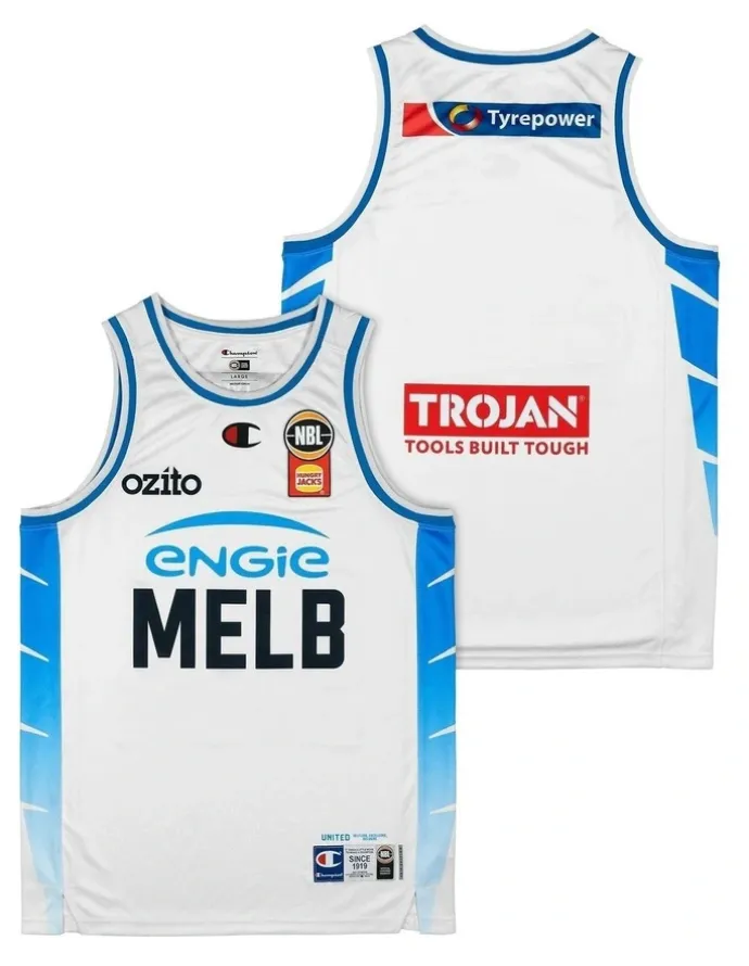 NBL Store Melbourne United 25/26 Alternate Jersey in White