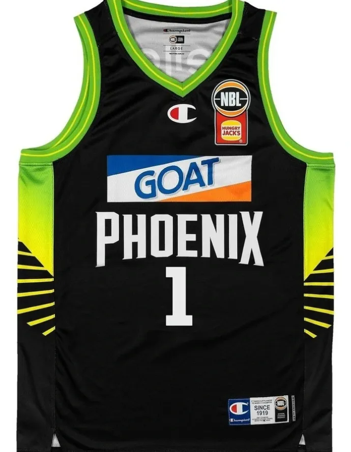 NBL Store S.E. Melbourne Phoenix 25/26 Primary Jersey Jordan Hunter in Black
