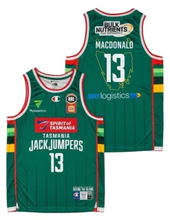 NBL Store Sean Macdonald Tasmania JackJumpers 25/26 Primary Jersey in Green