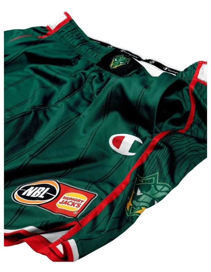 NBL Store Tasmania JackJumpers 25/26 Primary Shorts in Green