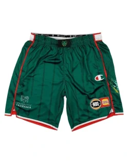 NBL Store Tasmania JackJumpers 25/26 Primary Shorts in Green