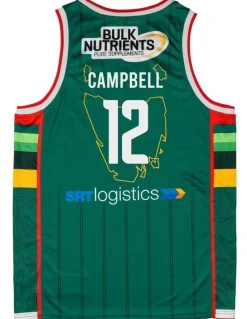 NBL Store Tyger Campbell Tasmania JackJumpers 25/26 Primary Jersey in Green