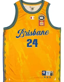 NBL Store Tyrell Harrison Brisbane Bullets 25/26 Alternate Jersey in Yellow