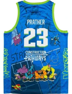 NBL Store Brisbane Bullets 25/26 Space Casey Prather Jam Jersey in Blue