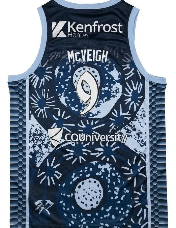 NBL Store Cairns Taipans 25/26 Indigenous Jersey in Blue