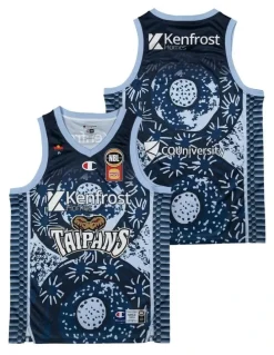 NBL Store Cairns Taipans 25/26 Indigenous Jersey in Blue