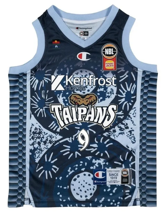 NBL Store Cairns Taipans 25/26 Jack McVeigh Indigenous Jersey in Navy