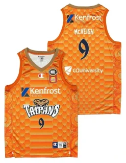 NBL Store Cairns Taipans 25/26 Primary Jersey Jack McVeigh in Orange