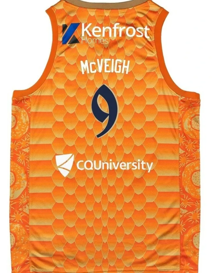NBL Store Cairns Taipans 25/26 Primary Jersey Jack McVeigh in Orange