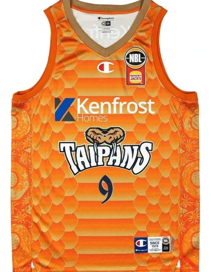 NBL Store Cairns Taipans 25/26 Primary Jersey Jack McVeigh in Orange