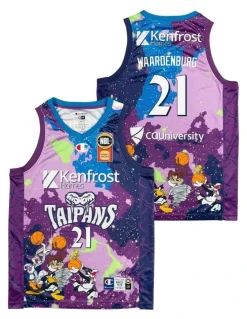 NBL Store Cairns Taipans 25/26 Space Jam Jersey in Purple