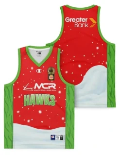 NBL Store Illawarra Hawks 25/26 Christmas Jersey in Red