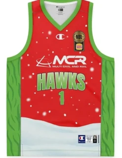 NBL Store Illawarra Hawks 25/26 Christmas Jersey in Tyler Harvey