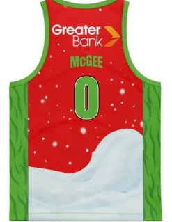 NBL Store Illawarra Hawks 25/26 Christmas JaVale McGee Jersey Pack of 2 in Red