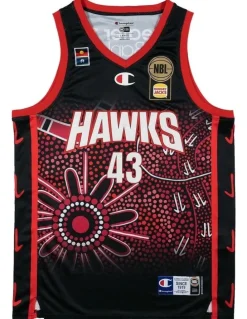 NBL Store Illawarra Hawks 25/26 Indigenous Jersey in Black
