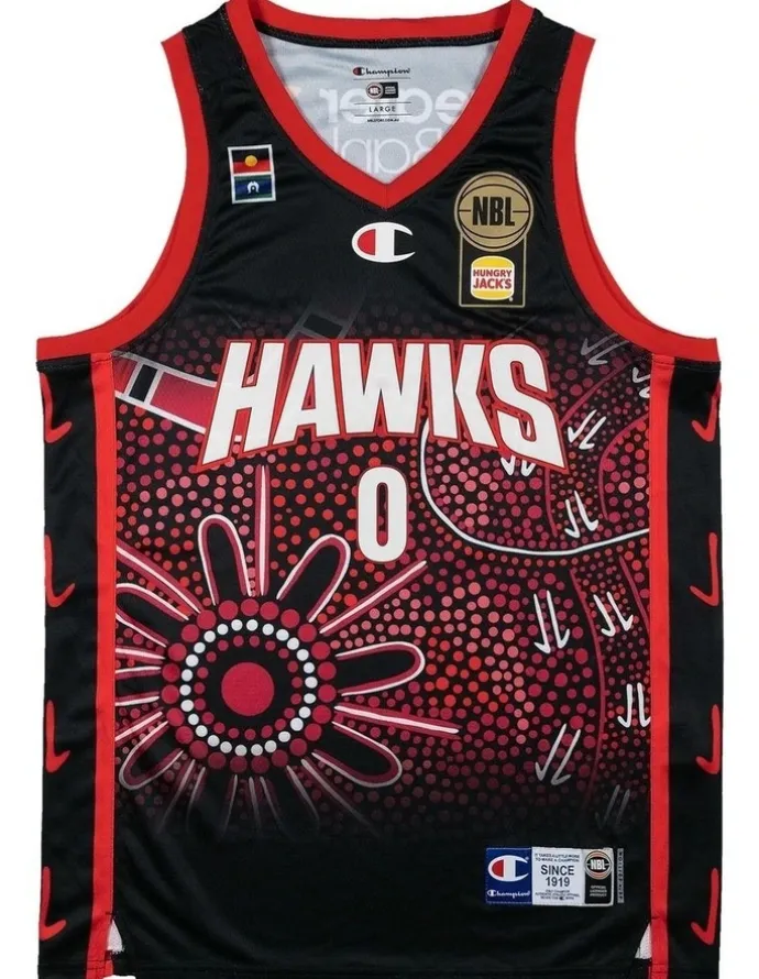 NBL Store Illawarra Hawks 25/26 Indigenous Jersey in Black