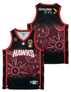 NBL Store Illawarra Hawks 25/26 Indigenous Jersey in Black
