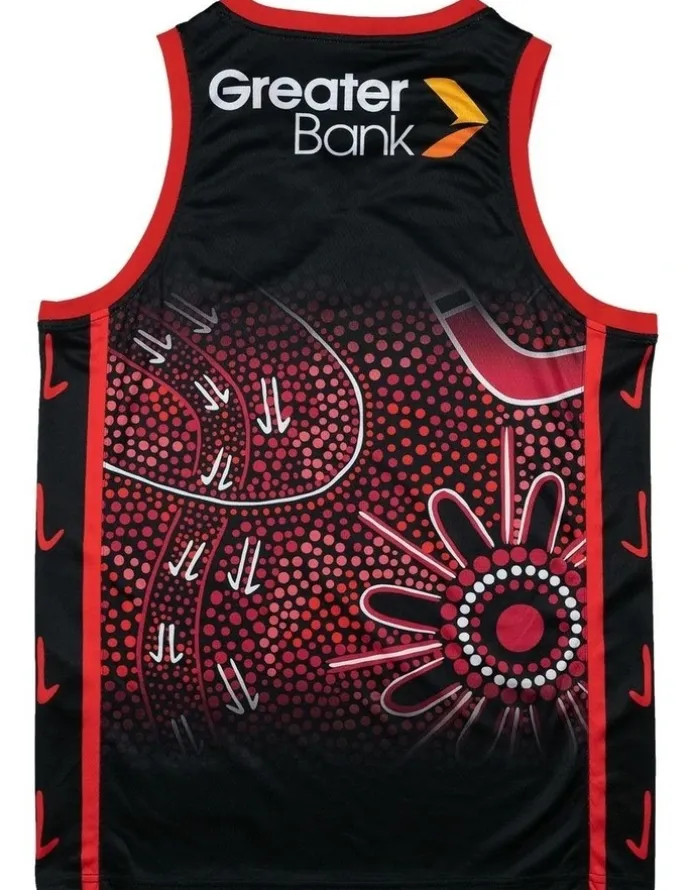 NBL Store Illawarra Hawks 25/26 Indigenous Jersey in Black