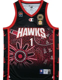 NBL Store Illawarra Hawks 25/26 Indigenous Jersey in Black