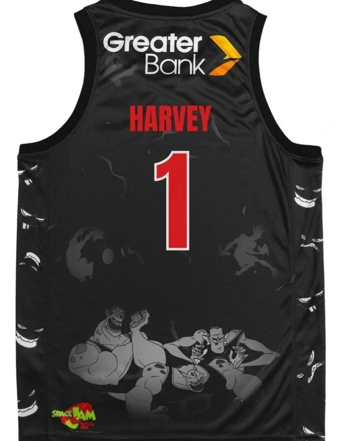 NBL Store Illawarra Hawks 25/26 Space Jam Jersey in Black