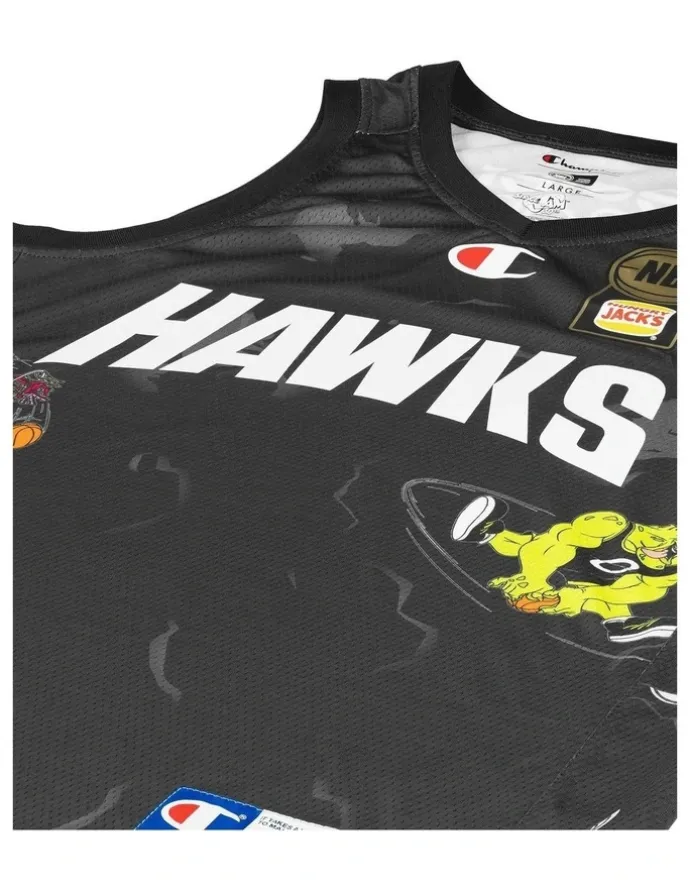 NBL Store Illawarra Hawks 25/26 Space Jam Jersey in Black