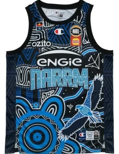 NBL Store Melbourne United 25/26 Indigenous Jersey in Black