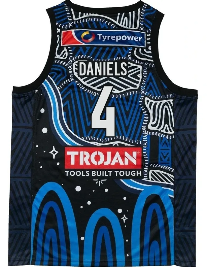 NBL Store Melbourne United 25/26 Indigenous Jersey in Dash Daniels