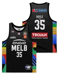 NBL Store Melbourne United 25/26 Multicultural Jersey in Black