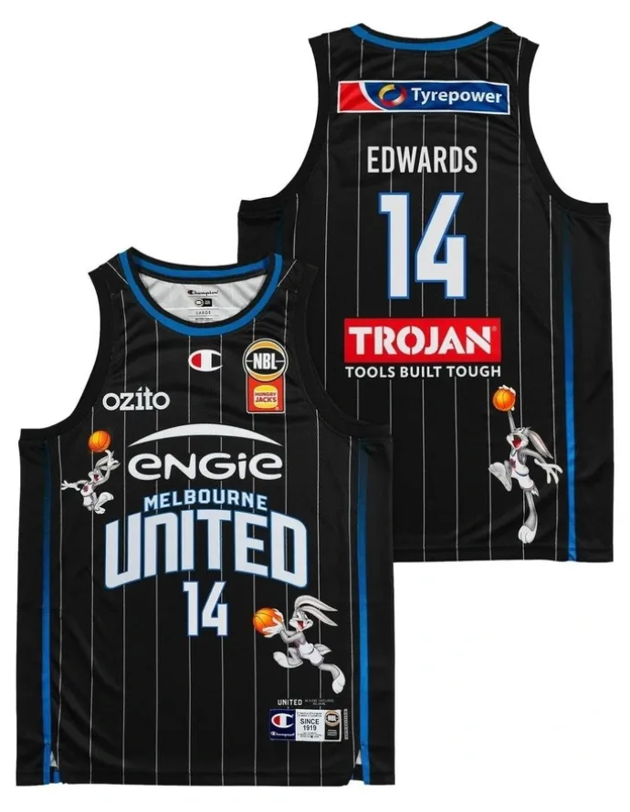 NBL Store Melbourne United 25/26 Space Jam Jersey in Black