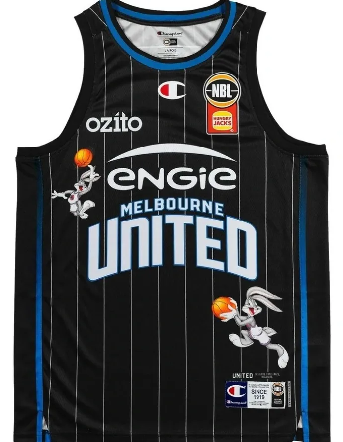 NBL Store Melbourne United 25/26 Space Jam Jersey in Black