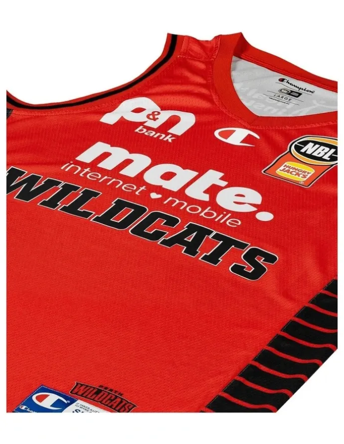 NBL Store Perth Wildcats 25/26 HoopsFest Jersey in Red