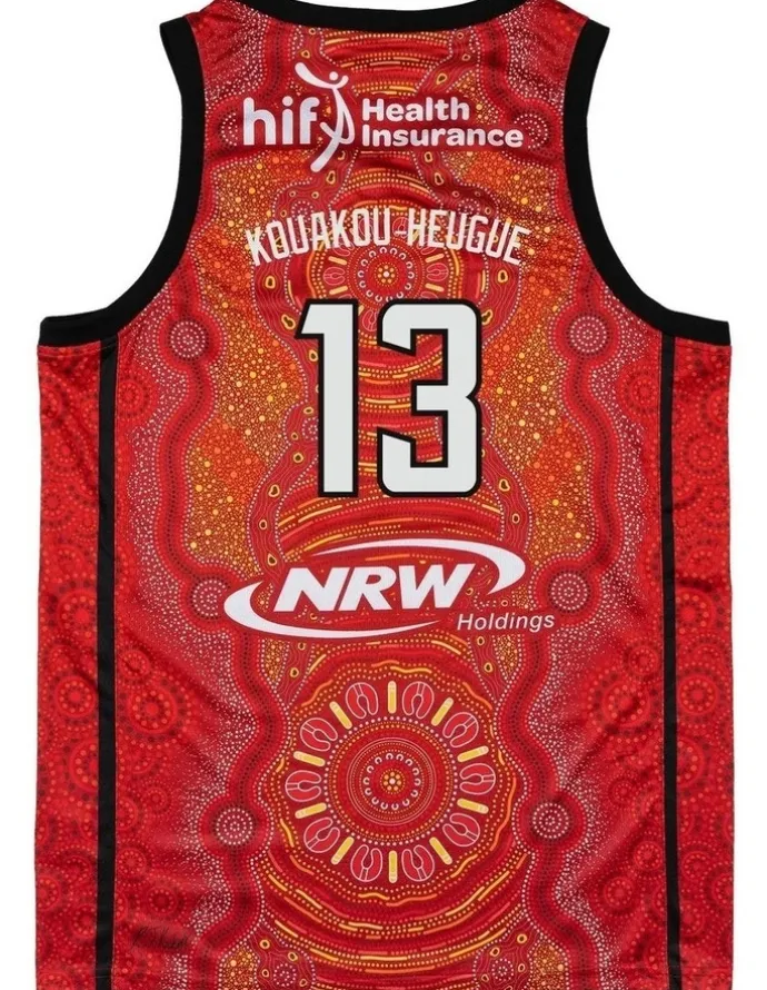 NBL Store Perth Wildcats 25/26 Indigenous Jersey in Red