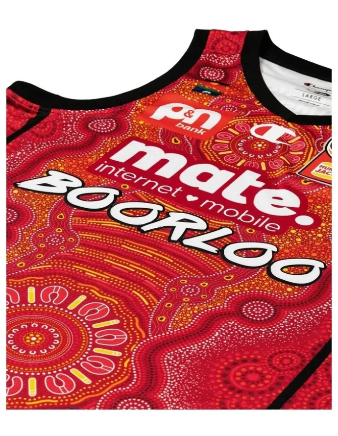 NBL Store Perth Wildcats 25/26 Indigenous Jersey in Red