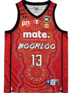 NBL Store Perth Wildcats 25/26 Indigenous Jersey in Red