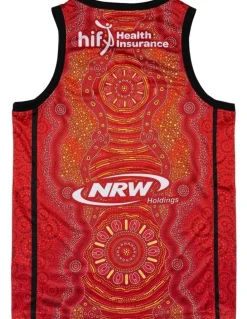 NBL Store Perth Wildcats 25/26 Indigenous Jersey in Red