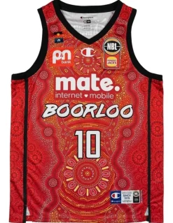 NBL Store Perth Wildcats 25/26 Indigenous Jersey in Red