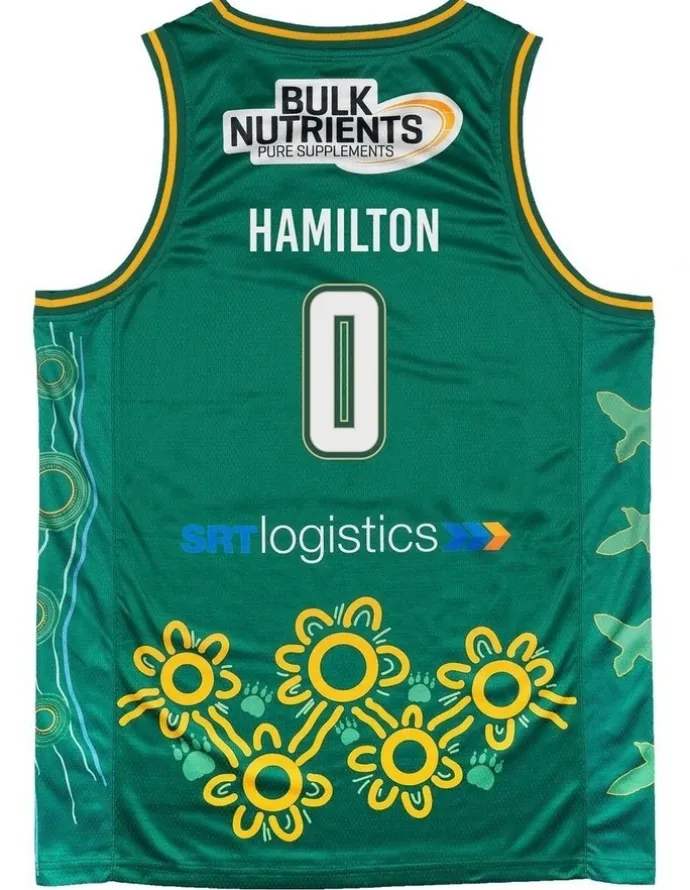 NBL Store Tasmania JackJumpers 25/26 Indigenous Jersey in Bryce Hamilton