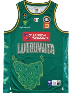 NBL Store Tasmania Jack Jumpers 25/26 Indigenous Jersey in Green